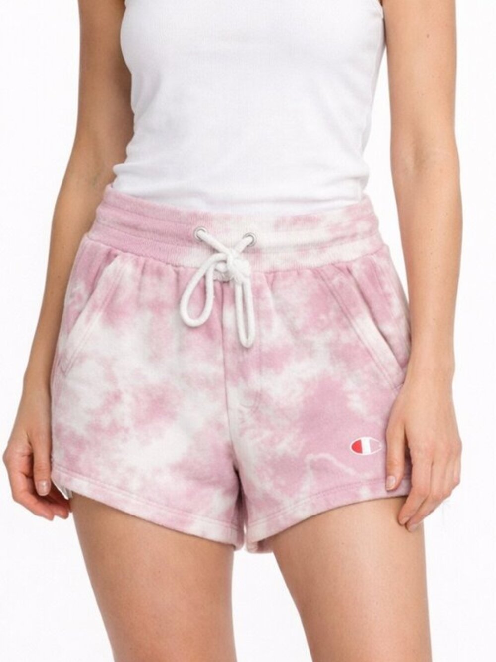 Champion‎ UO Reverse Weave Tie-Dye Shorts Rose Pink Women’s Size XS